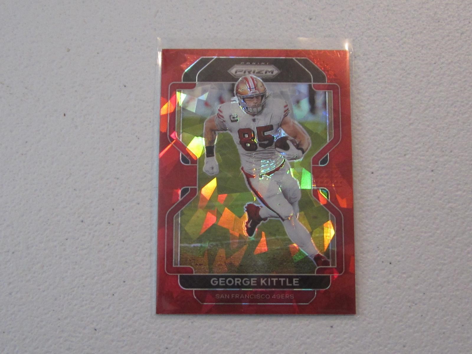 2021 PANINI PRIZM GEORGE KITTLE RED ICE