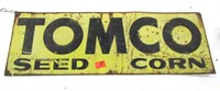 Tomco Embossed Tin Single Side Sign