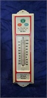 (1) Vintage Metal Thermometer (12" Long)