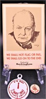Churchill Advertising Ink Blotter + +