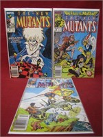 3 Assorted "The New Mutants" (Marvel) Comics