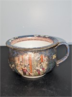 Vintage Oriental Chamber Pot
