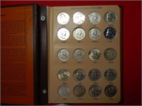 1948-63 Franklin Silver Half Dollar Set in Dansco