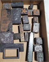 Wood and metal print blocks