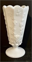 Milk Glass Grape Vase