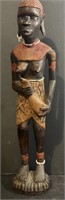 Handcarved Vintage African Art Tribal Statue