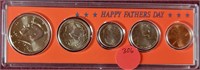 2011 COIN YEAR SET - HAPPY FATHER'S DAY
