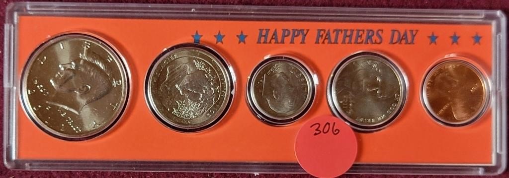 2011 COIN YEAR SET - HAPPY FATHER'S DAY