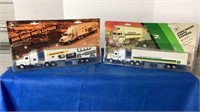 (2) John Deere Parts Express Tractor-Trailers