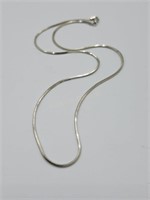 Sterling Silver 18in Chain Necklace 7.8g