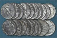 Roll of Walking Liberty Half Dollars