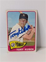Tony Kubek Autograph Card
