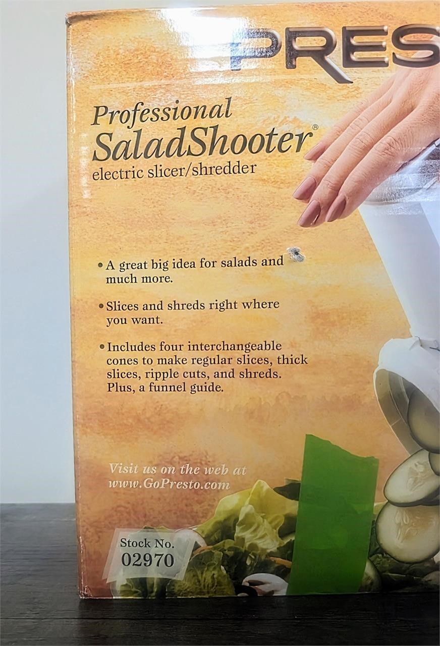 Presto Professional Salad Shooter Electric Slicer