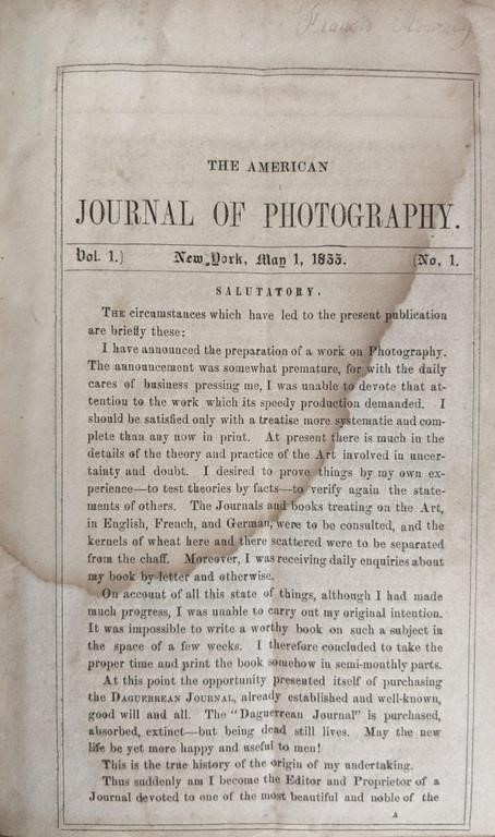3 Vols. American Journal of Photography
