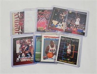 9 Michael Jordan Cards, U. D. Fleer Etc.