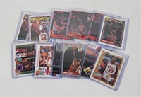 12 Michael Jordan Cards, Topps Hoops Etc.