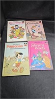 4 Vtg Disney Books