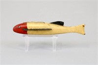 7" Fish Spearing Decoy by Unknown Carver, Tack