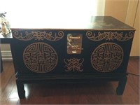 Asian Decorative Wood Hand Painted