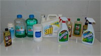 Lot of Cleaning Products, Most Full