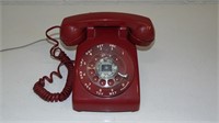 Classic Red Rotary Phone