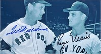 ROGER MARIS, TED WILLIAMS AUTOGRAPHED 8X10 PHOTO