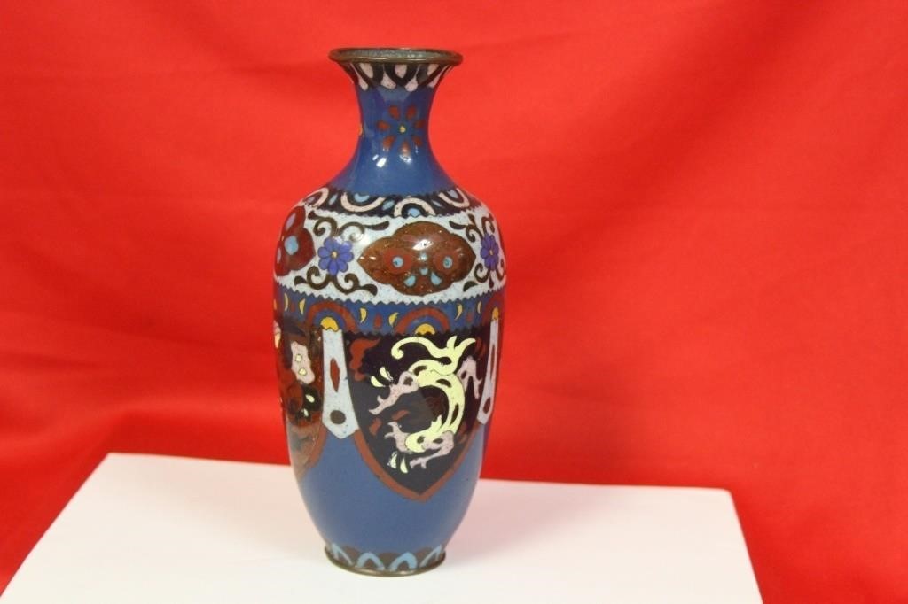 Antique Japanese Cloisonne Vase