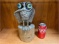 Signed C. Jere Owl Sculpture