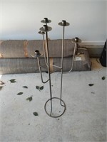42" Tall Metal 6 Candle Holder