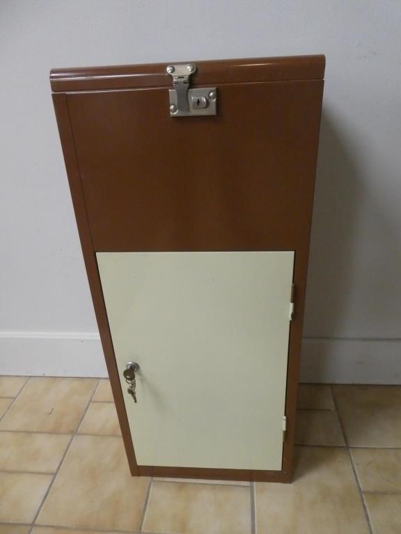 Metal Storage File Cabinet 10" X 12.5" X 29" H
