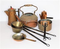 Selection Of Copper Cookware