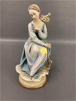 Borsato porcelain figurine - chips - 9" tall