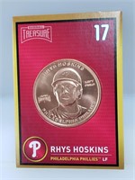 1 oz .999 Copper Rhys Hoskins - Phillies