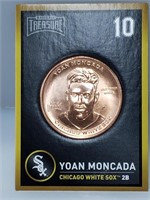 1 oz .999 Copper Yoan Moncada - Chicago White Sox