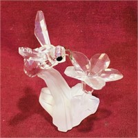 Small Bee & Flower Swarovski Crystal