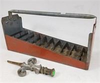 Metal workers caddy and finial