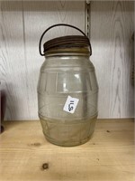 Handled Vintage Barrel Jar