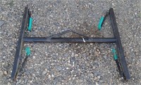 Black Rack w/ Green Hooks