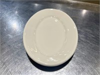 Bid X144 White Homer Laughlin Oval Platters 7-1/4"