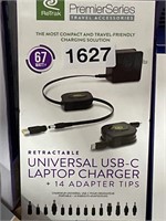 RETRAK UNIVERSAL USB C LAPTOP CHARGER
