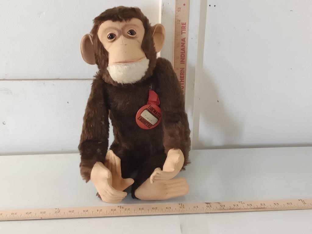 vtg Schuco Tricky jointed mohair monkey