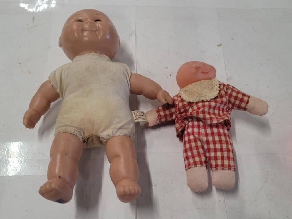 Two Small Collectible Baby Dolls