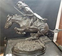 Frederic Remington CHEYENNE Indian Horse Bronze
