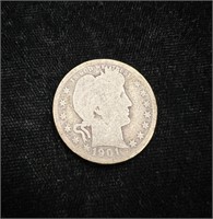 1901 Barber Quarter