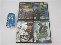 4 jeux pour PS2 dont Medal of Honor