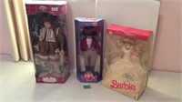 Assorted dolls, Barbie