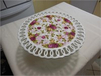 Cake Plate: Royal Albert Country Roses