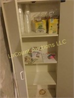 24" x 12" x 60" cabinet w contents