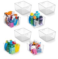 ClearSpace Clear Plastic Storage Bins XL 8 Pack