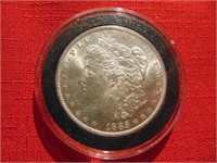 1885 Morgan high grade silver dollar